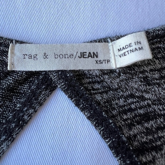 Rag and Bone Mia soft heather knit open back long sleeve top - Picture 9 of 10